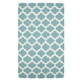 Casablanca Dhurrie Rug - Aquamarine