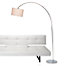 Arched Enzo Floor Lamp in Chrome