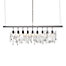 Linear Strand Crystal Chandelier
