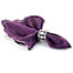 Ruffled Napkin - Aubergine - Set of 4