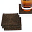 Bronze Beaded Coasters - Set of 4