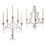 Midnight Candelabra & Sconce - White