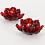 Red Flower Tealight Holder