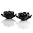 Flower Tealight - Black