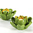 Green Fleur Tealight