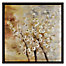 White Bloom by Charlene Lynch Floral Framed Canvas