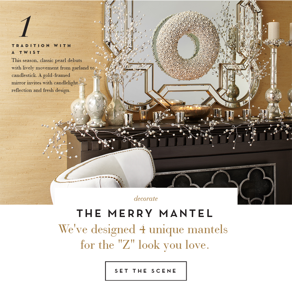 Deck The Halls with Z Gallerie Holiday Decor