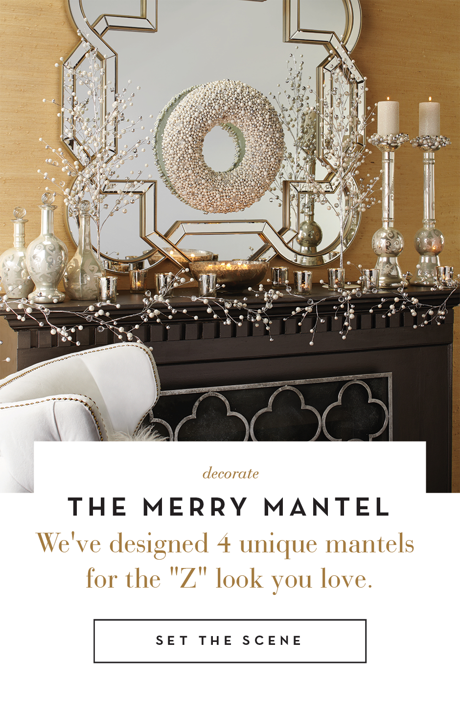 Deck The Halls with Z Gallerie Holiday Decor