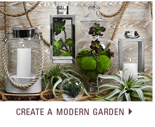 Create a modern garden