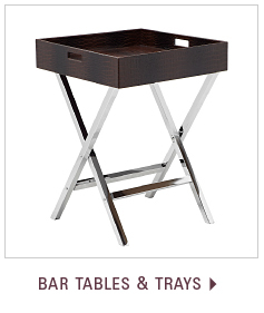 Shop bar tables and trays