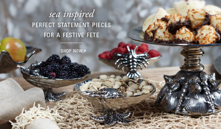 Sea inspired serveware