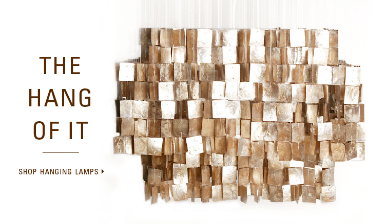 Shop hanging lamps