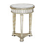 galleried top end table antique