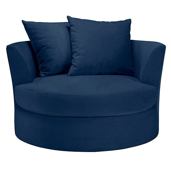 navy cuddle chair