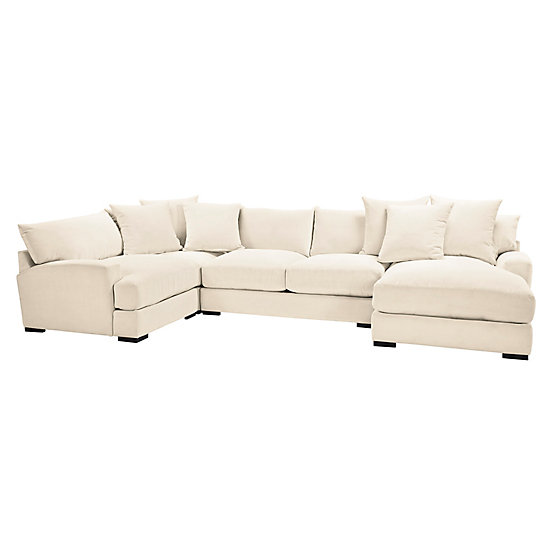 Stella Chaise Sectional 4 Pc Micah Living Room Stella Chaise Sectional 4 Pc