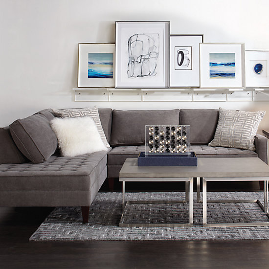 2 Piece Sectional Sofa Vapor Collection Z Gallerie