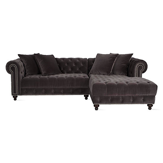 Wakefield 2 Pc Chaise Sectional Sectionals Sofas Wakefield 2 Pc Chaise Sectional Sectionals Sofas Living Room Furniture Z Gallerie