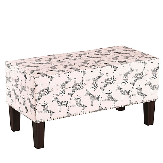 Zephyr Storage Bench Small Seating & Ottomans Small Spaces Z Gallerie