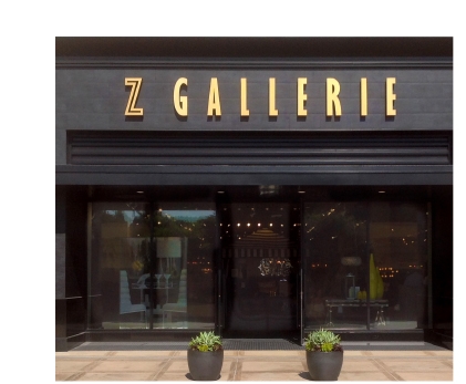 Z Gallerie stores feature an ever-changing collection of stylish designs.
