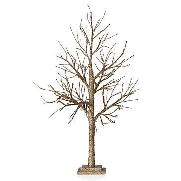 LED Glitter Tree 3' - Champagne | Potted Plants & Trees | Botanicals ...