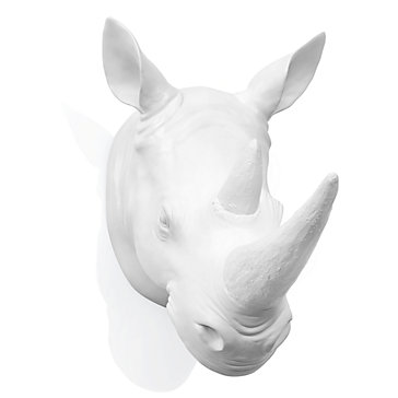 Rhino Head | Fauxidermy | Mirrors & Wall Decor | Decor | Z Gallerie