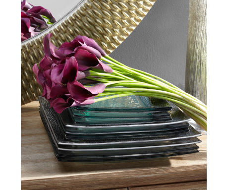 Luxe Dinnerware in Silver
