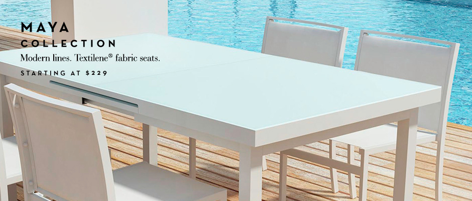 Maya Outdoor Collection Patio Furniture Z Gallerie The Maya Outdoor Collection
