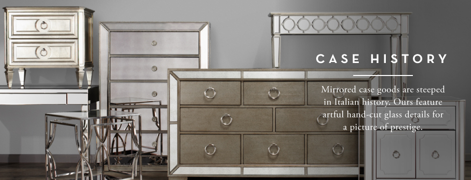 Hayworth Mirrored Silver Chest Dresser Bedroom Set Mirror Designs