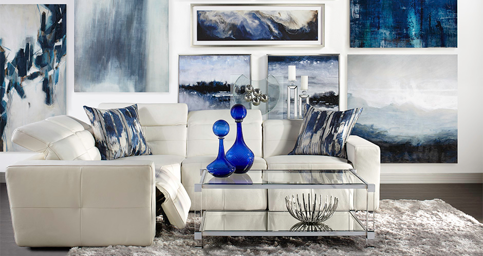 Milan Collection Leather Sectional Z Gallerie