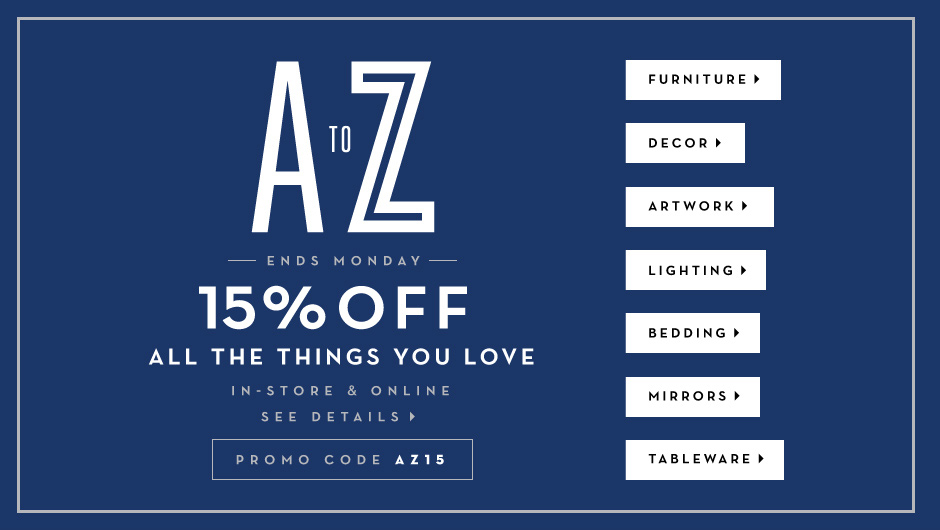 Home Décor Store Affordable & Modern Furniture Z Gallerie