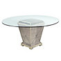 z gallerie round glass dining table