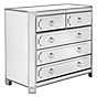 Simplicity Mirrored 5 Drawer Hall Chest | Z Gallerie