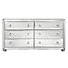 Simplicity Mirrored 6 Drawer Chest | Silver | Color Guide | Trends | Z